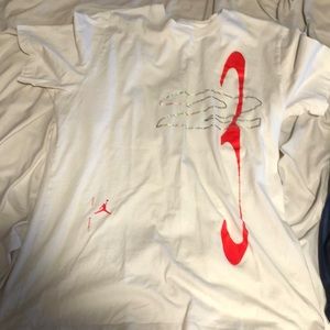 Orange air Jordan t shirt men’s large